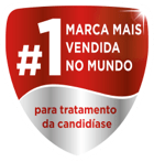 Selo da marca de tratamento de candidíase mais vendida do mundo Gino-Canesten