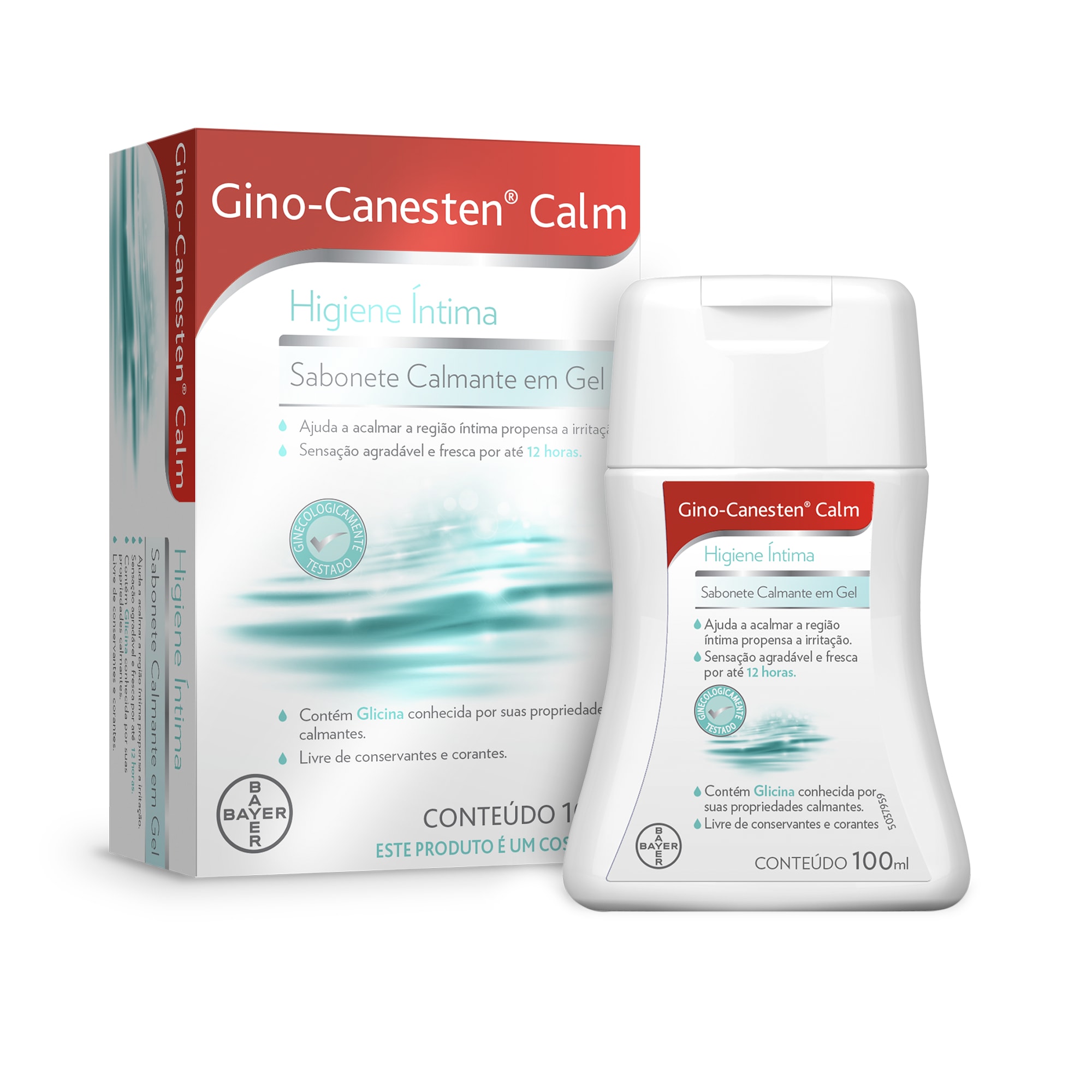 Sabonete íntimo calmante em gel Gino-Canesten® Calm